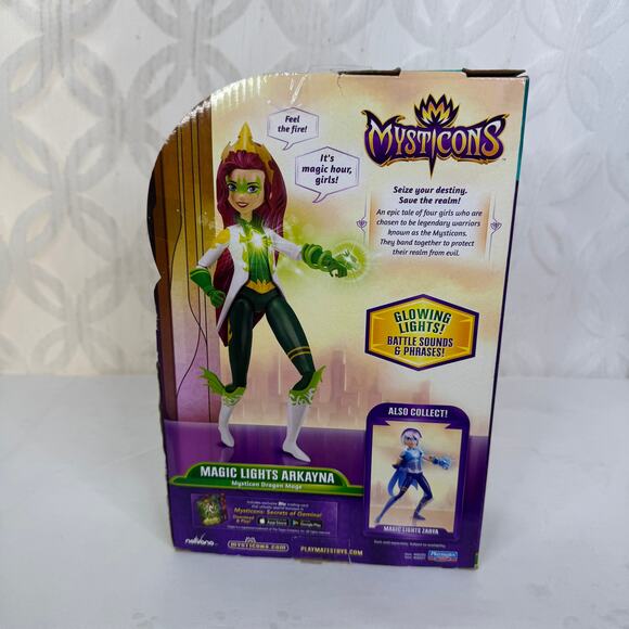 Nickelodeon Mysticons Magic Lights Deluxe Action Figure, Arkayna - Picture 3 of 4